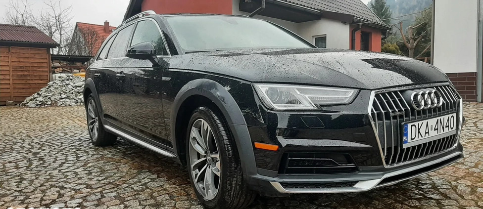 Audi A4 Allroad cena 94500 przebieg: 77000, rok produkcji 2017 z Góra małe 407